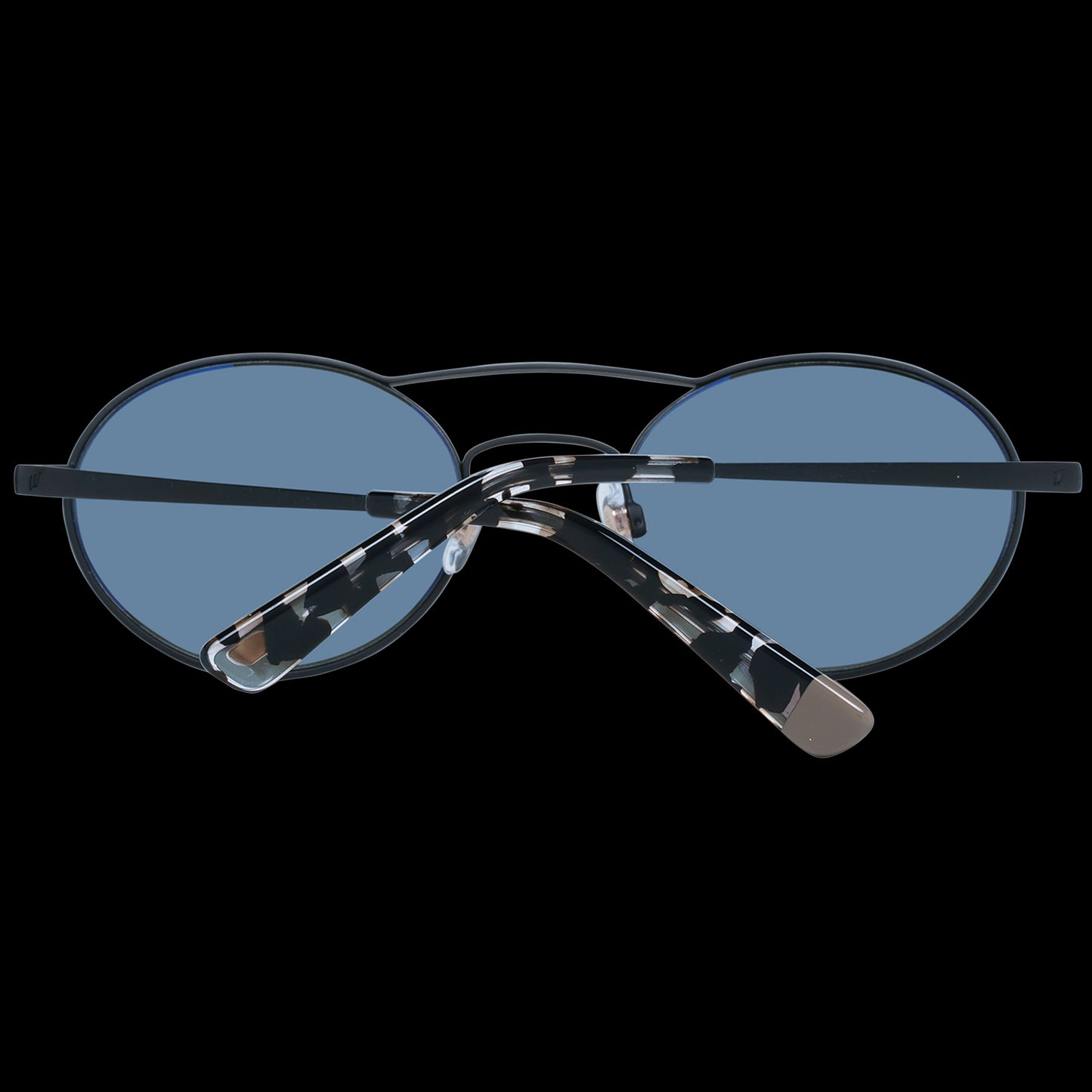 WEB MOD. WE0270 5302G unisex sunglasses with blue lenses and black frame, stylish eyewear accessory