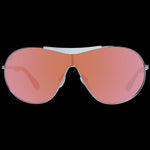Unisex sunglasses model WEB MOD. WE0282 0014Z with pink lenses and modern design