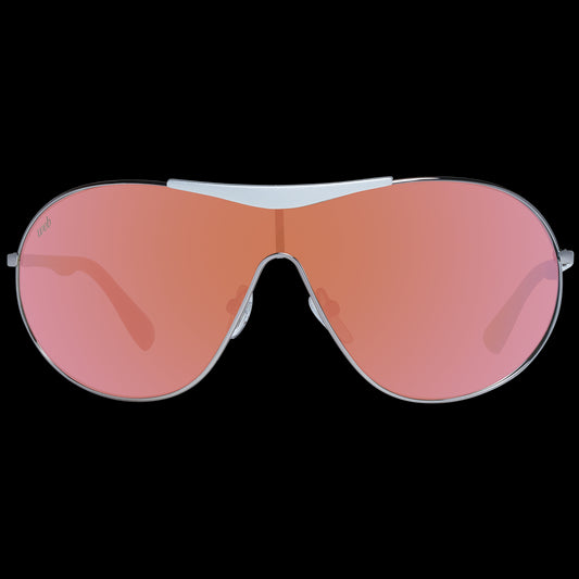 Unisex sunglasses model WEB MOD. WE0282 0014Z with pink lenses and modern design