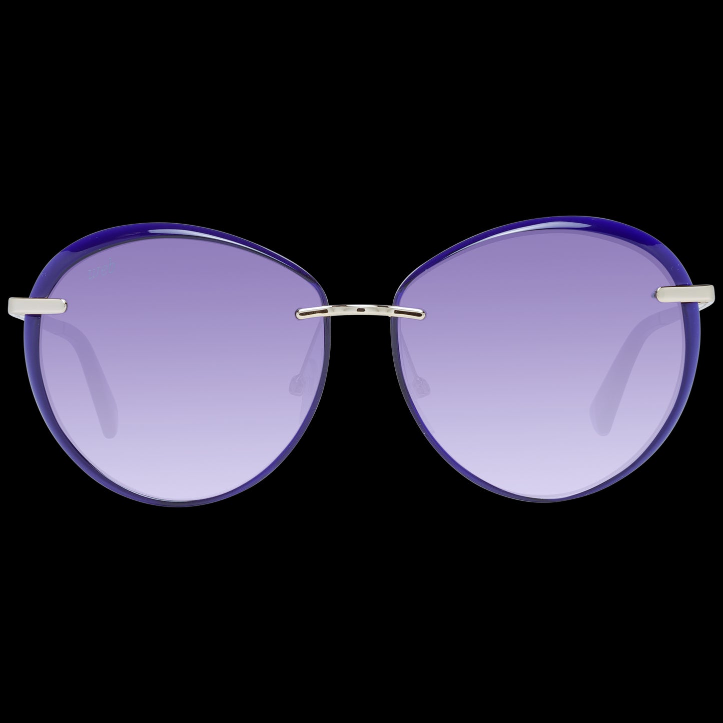 WEB MOD. WE0297 5790W Lady sunglasses with purple gradient round lenses