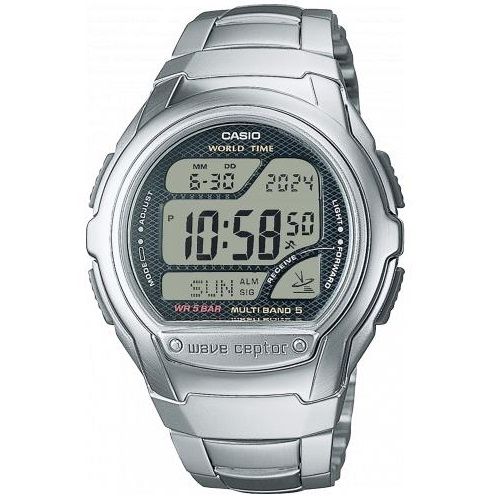 CASIO WAVE CEPTOR - WORLD TIME, RADIO CONTROLLED, Radio signal receiver (EU - USA - Japan)