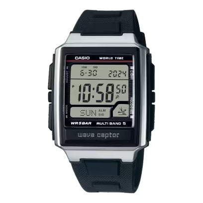 CASIO WAVE CEPTOR - WORLD TIME, RADIO CONTROLLED, Radio signal receiver (EU. USA. Japan)
