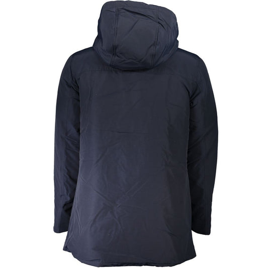 Woolrich Blue Cotton Men Jacket