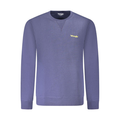Wrangler Blu Cotton Men Sweatshirt