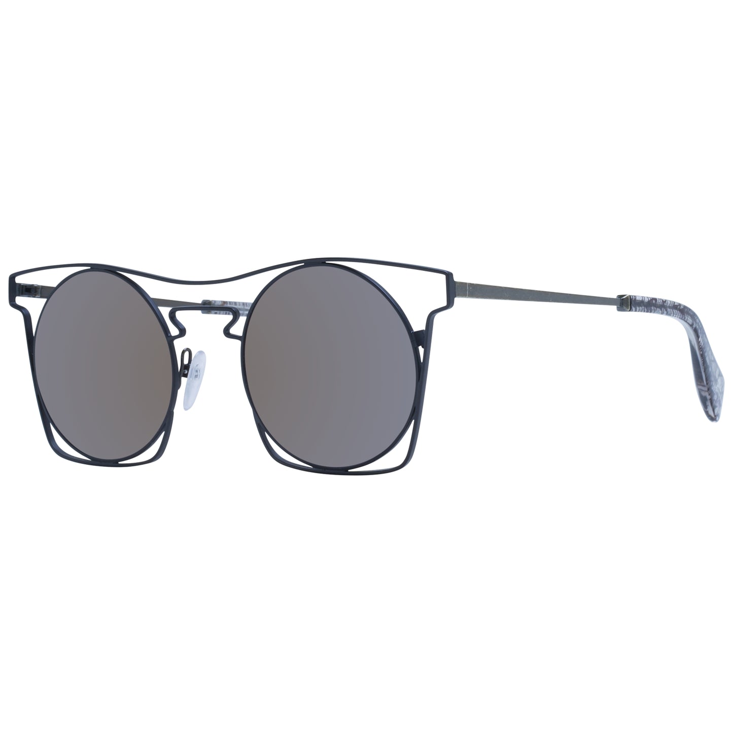 YOHJI YAMAMOTO MOD. YY7005 49004 men's designer sunglasses, stylish round frames.