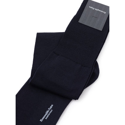 ZEGNA Blue Wool Socks 1728,42-43,67397976224,Blue,Clothing,Men,New with tags,Socks - Underwear - Clothing,Underwear - Clothing,ZEGNA