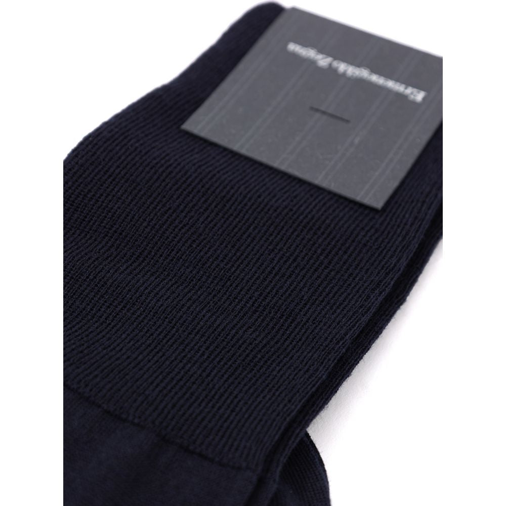 ZEGNA Blue Wool Socks 1728,42-43,67397976224,Blue,Clothing,Men,New with tags,Socks - Underwear - Clothing,Underwear - Clothing,ZEGNA
