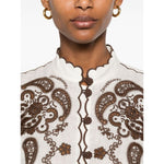Zimmermann Ascension Embroidered Shirt Shirts