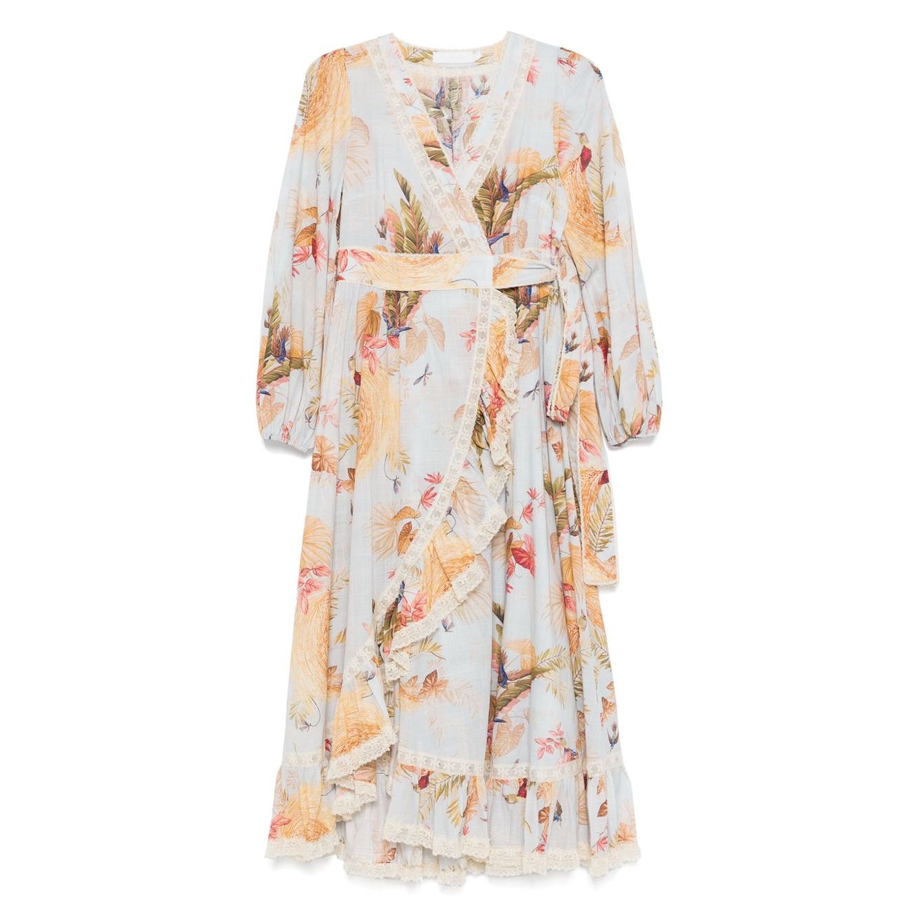 Zimmermann Ascension Ruffled Midi Dress