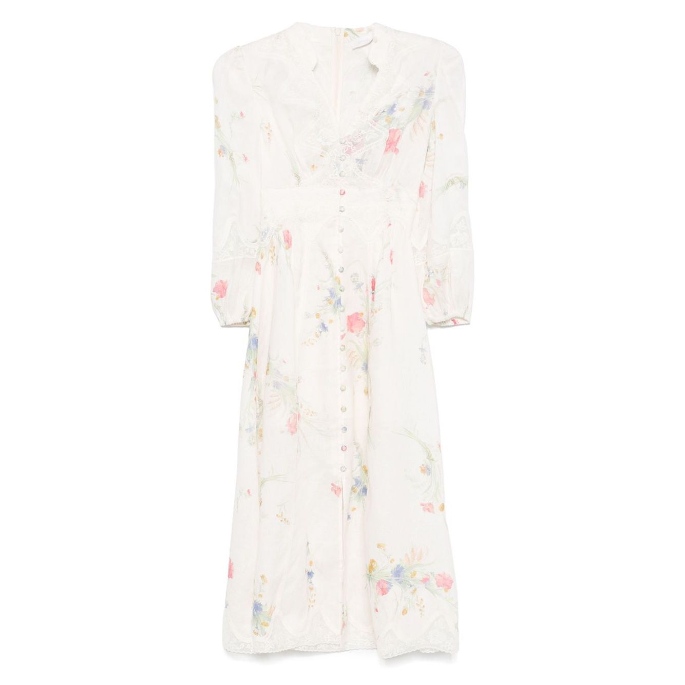 Zimmermann Lucky low-cut lace midi dress