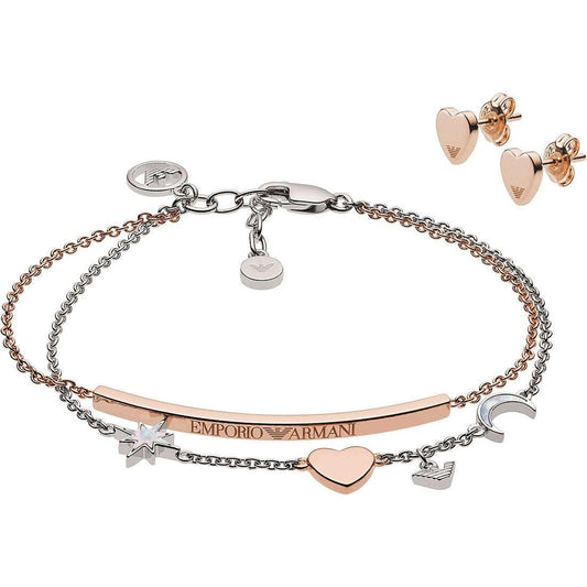 EMPORIO ARMANI JEWELS Mod. SENTIMENTAL Special Pack + Earring Bracelet